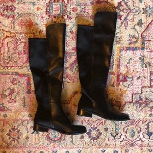 Size 7.5 Andrew Geller Over The Knee Enzie Boots
